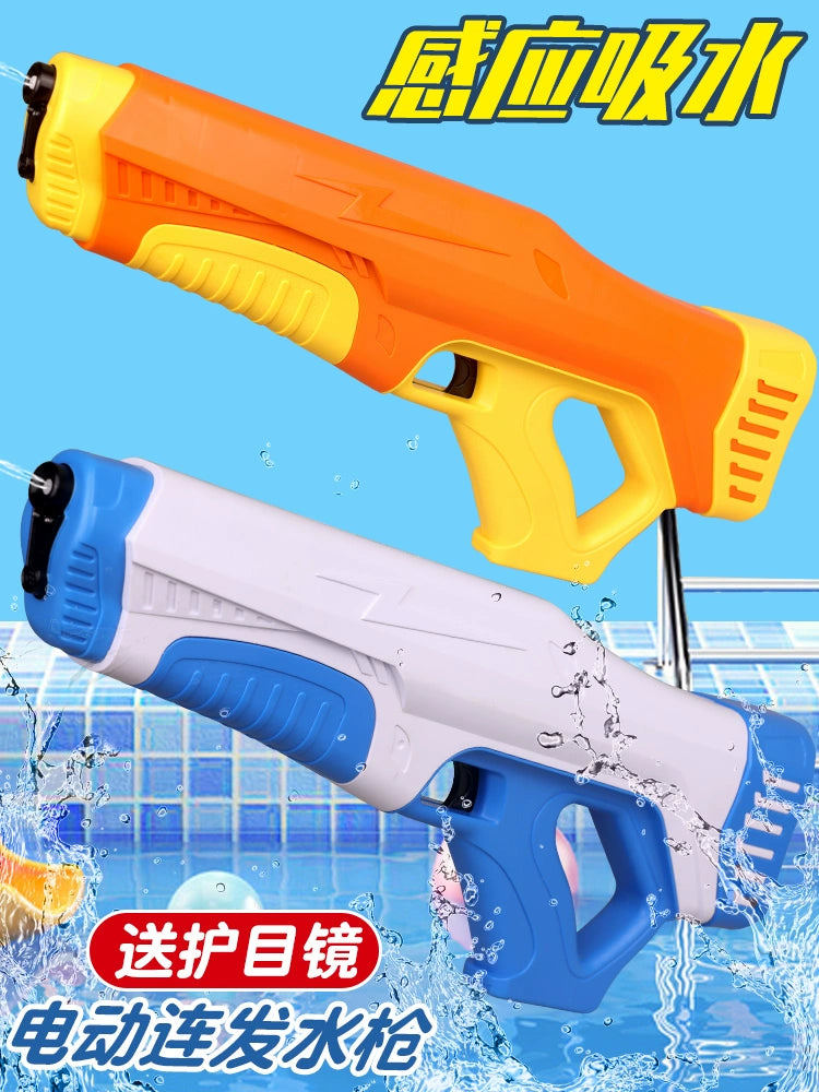 Children's Water Gun Electric Continuous Hair Water Pistols Automatic Water Feeding Water Pistol Boys Water Fight Girls Water Toys