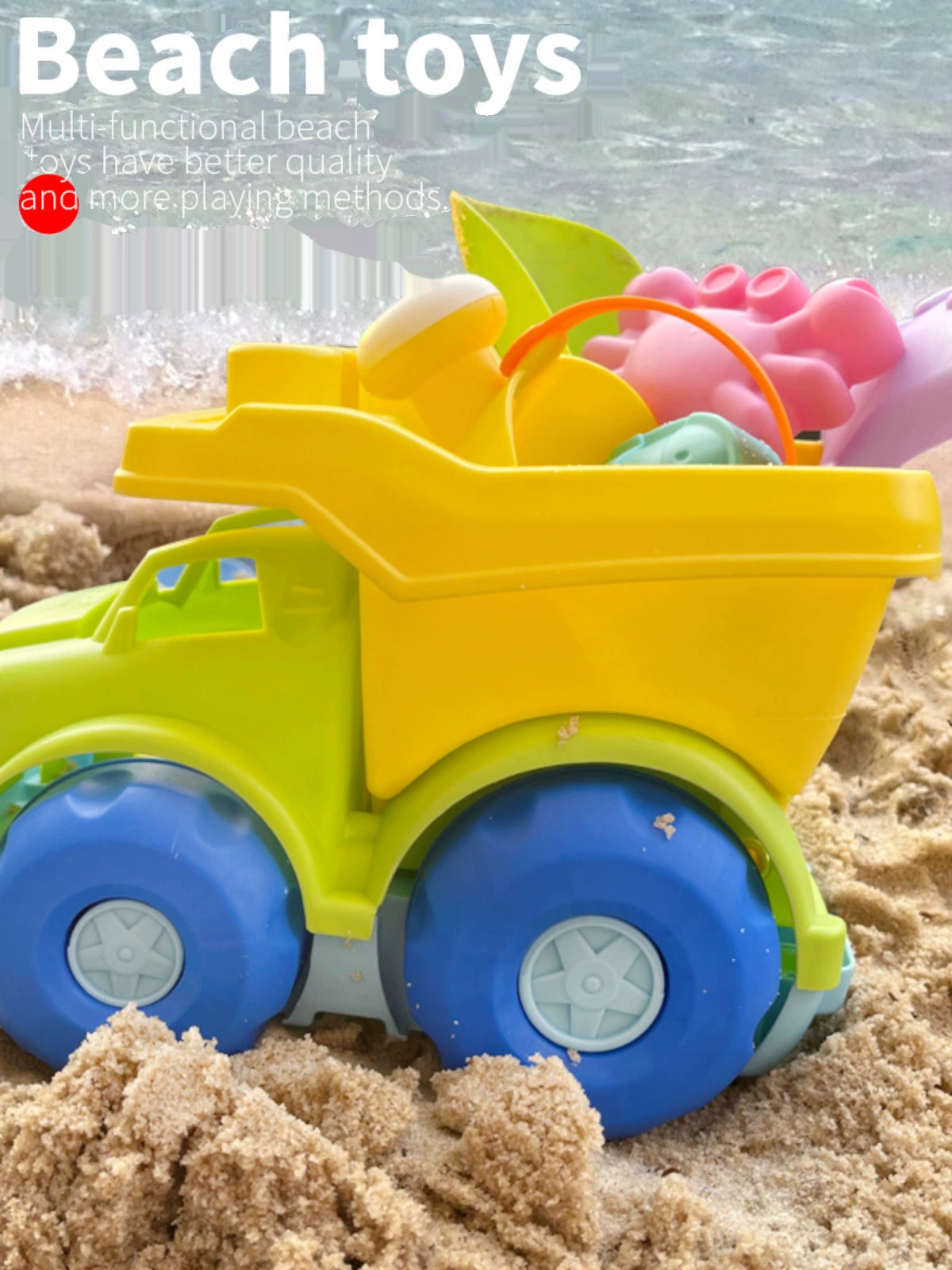 New Nordic Style Summer Beach Toy Suit Children Digging Sand Shovel Rake Bucket Playing Sand Baby