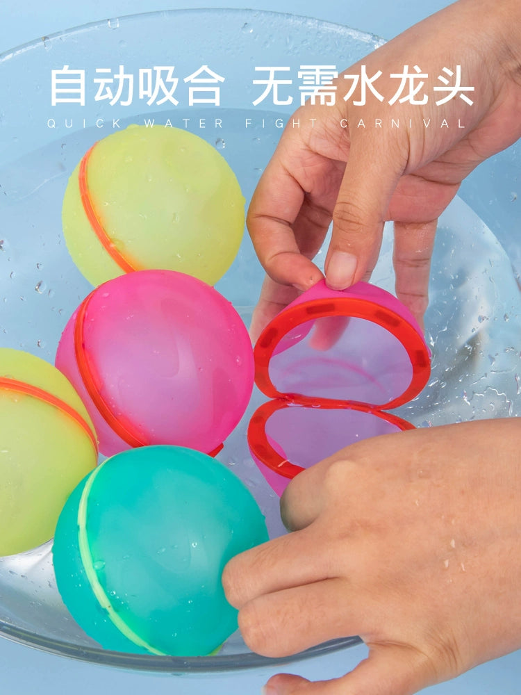 Kids Water Balloon Fast Water Injection Handy Gadget Summer Play Water Outdoor Water Fight Boys and Girls Play Water Water Ball Toys