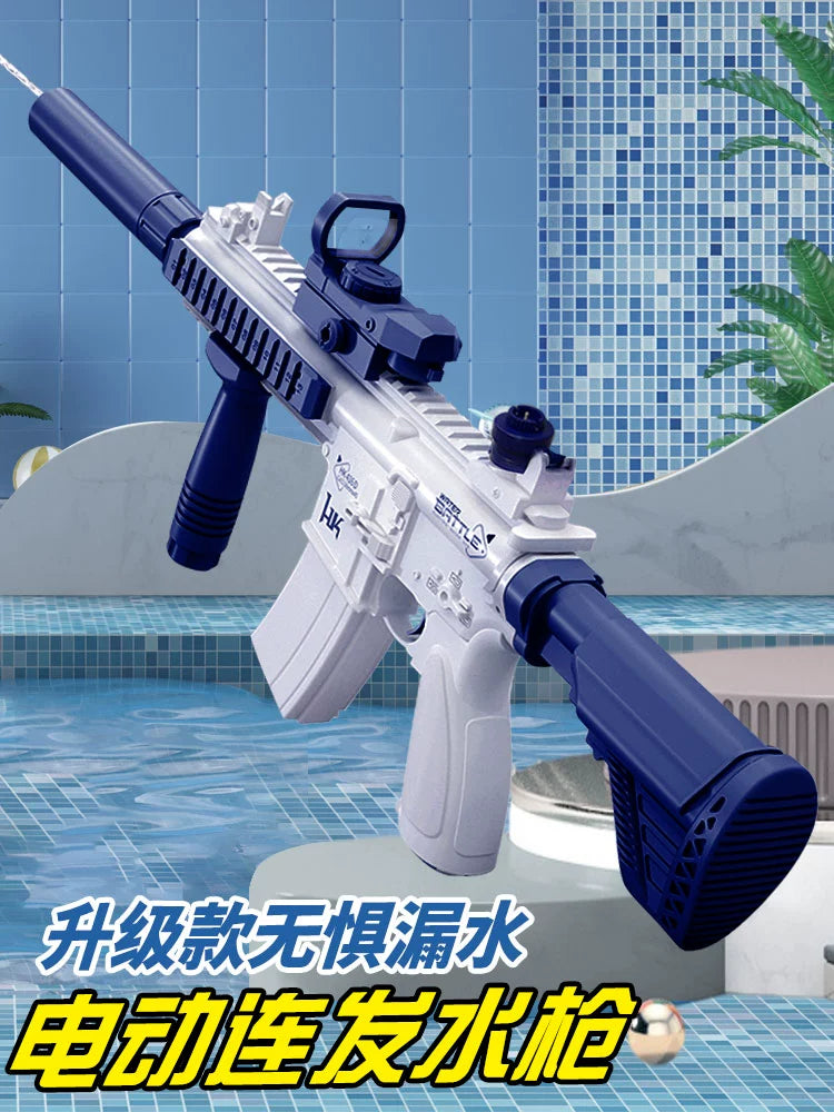 Children's Water Gun Electric Continuous Hair Water Pistols Automatic Water Feeding Water Pistol Boys Water Fight Girls Water Toys